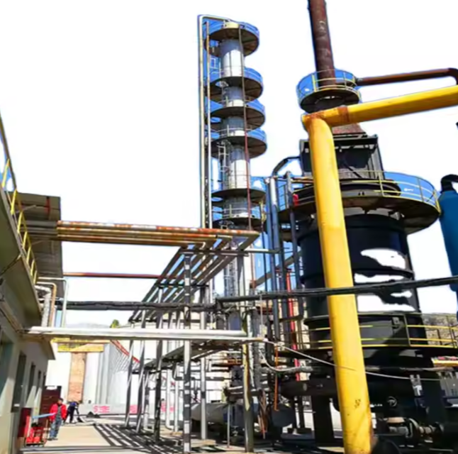 50-150Tons Processing Capacity Good Performance Small Scale Petroleum Refinery
