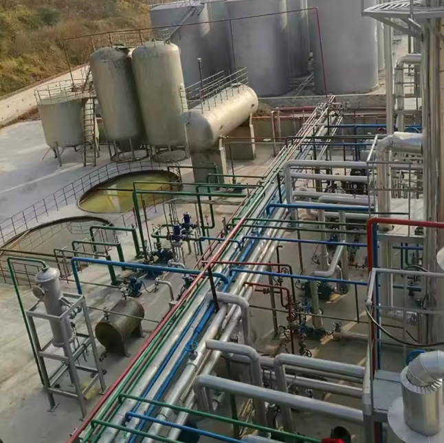 Latest Technology Thin Film Evaporator Base Oil Refinery Machine