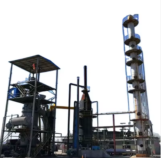 10TPD Fully Automatic Continuous Tyre Pyrolysis Oil Distillation Tower