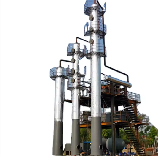 10-30Tons Full Automatic PLC System Used Oil Tyre Oil Small Refinery