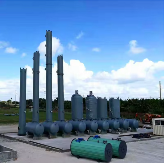 20Tons with 3 Distillation Column by Catalyst Cracking Black Oil Refining Plant