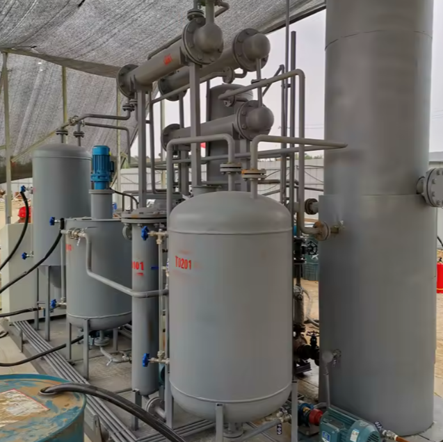 Small Capacity Portable Crude Oil Refinery With High Yield Output