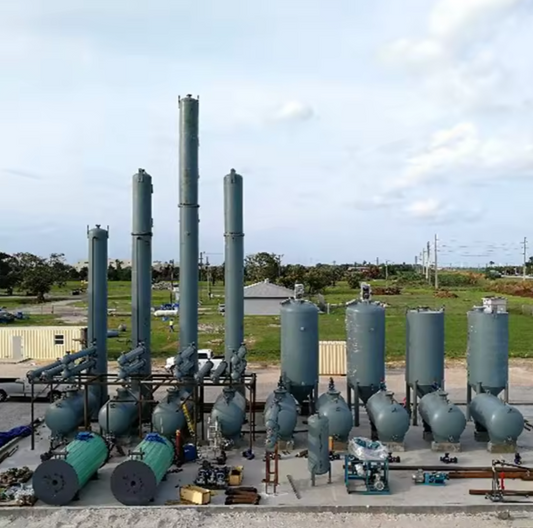 NMP Solvent Refinery Thin Film Evaporator Group Ii Base Oil Recycling