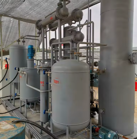 New Installed 5Tons Continuous Used Engine Oil Recycling Equipment