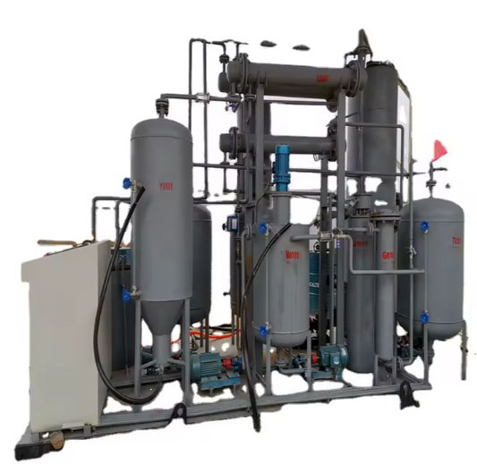 Modular Design 1-3Tons Full Continuous Plant to Convert Engine Oil