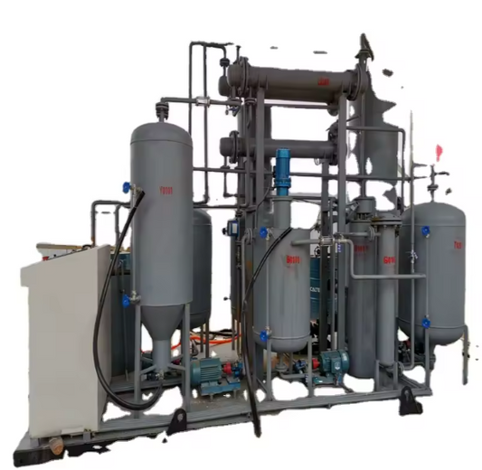 2-3Tons Full Continuous PLC System Waste Engine Oil Recycling Machine Small