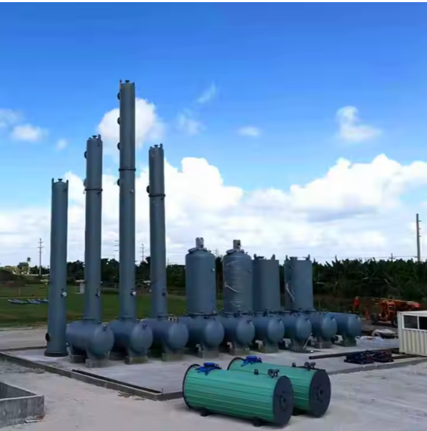 Hengchuang Factory Small Waste Oil Distillation Column Equipment