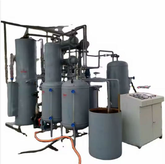 Designed Basis Pyrolysis Oil 2-5Tons Mini Oil Refinery