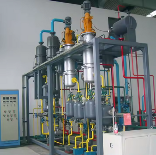 Modular Design with Platform Without Installation 5-15Tons/day Continuous Black Oil Refinery